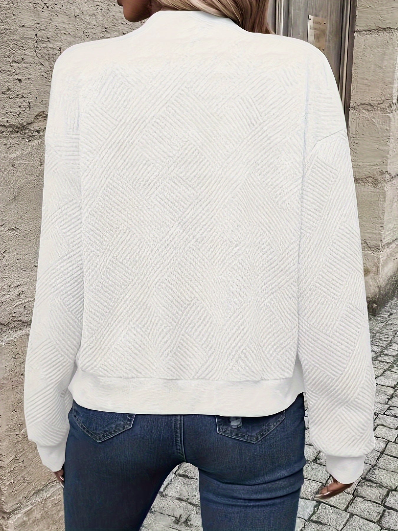 Lässige Reißverschlussjacke für Damen