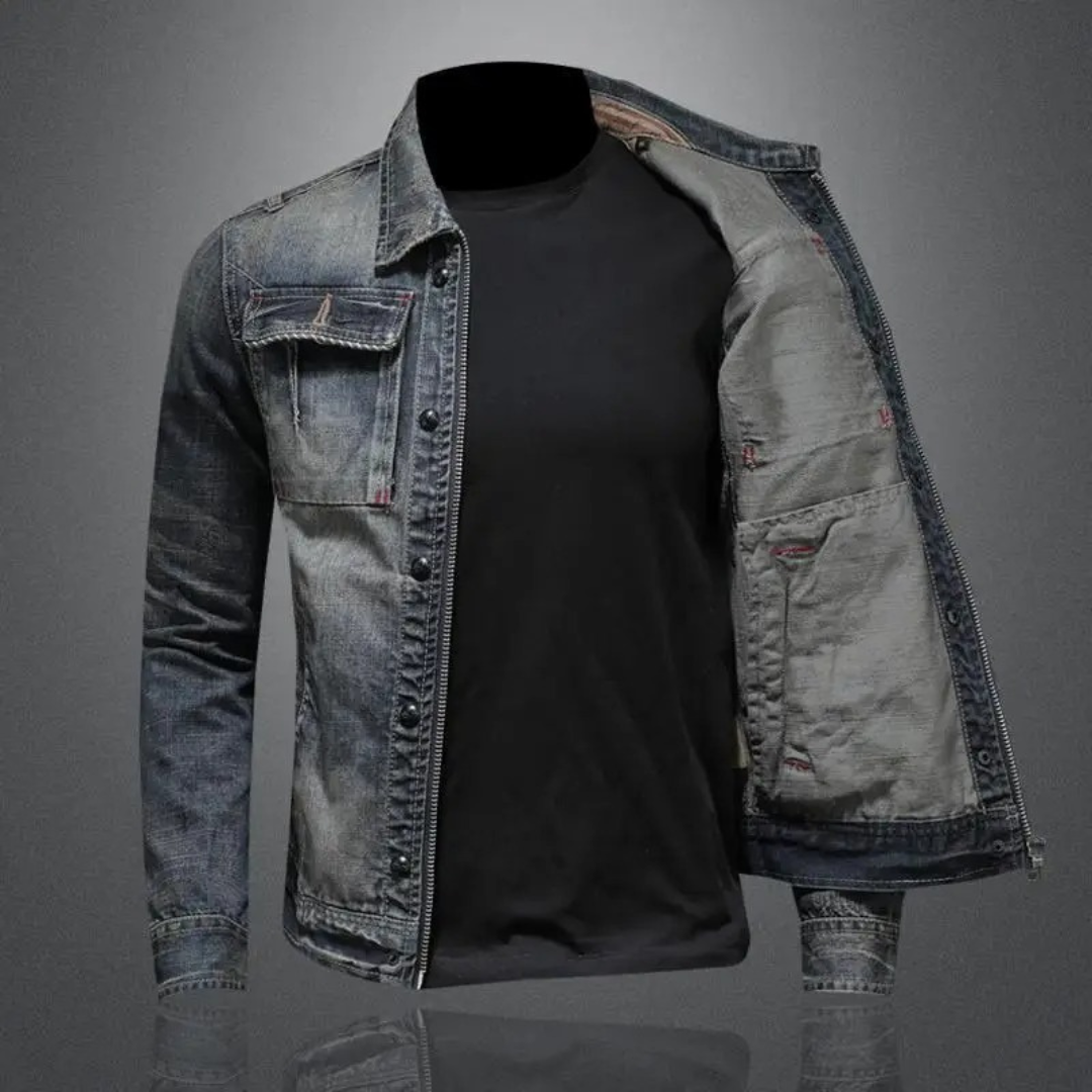 Lorenzo Klassische Denimjacke für Männer