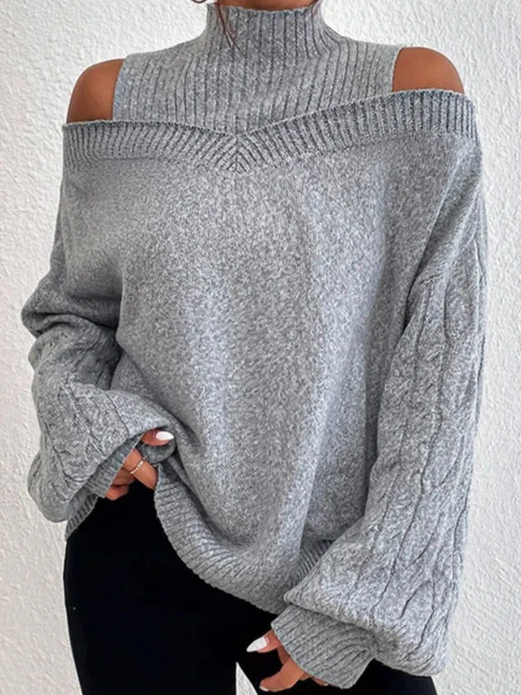 Off-Shoulder Pullover für Damen