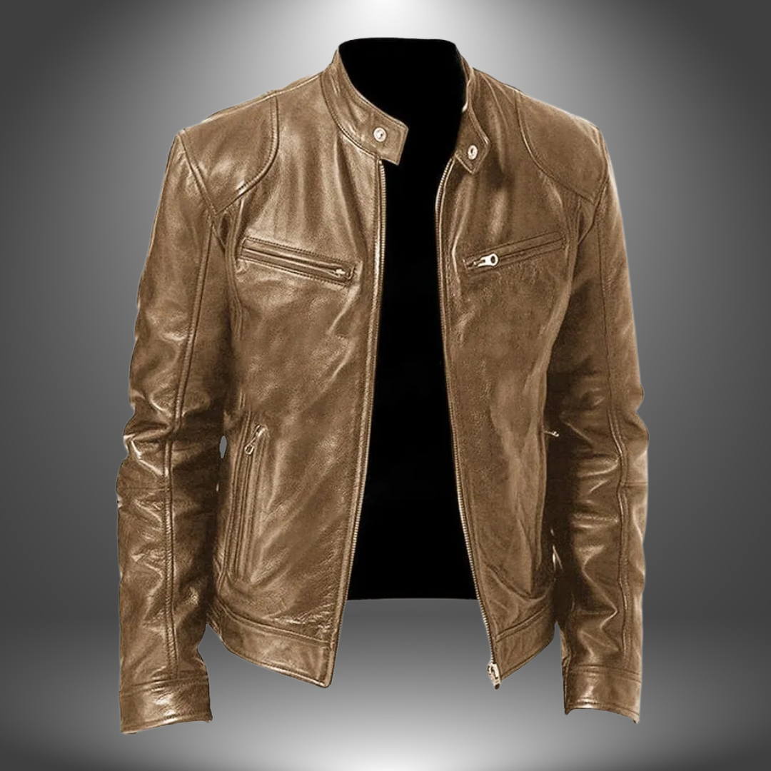 James Exklusive Lederjacke für Herren