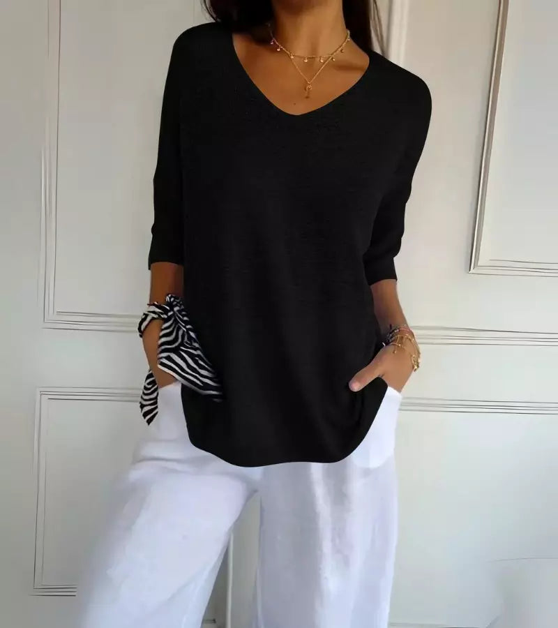 Lucia Vielseitiges Gestricktes Top für Damen