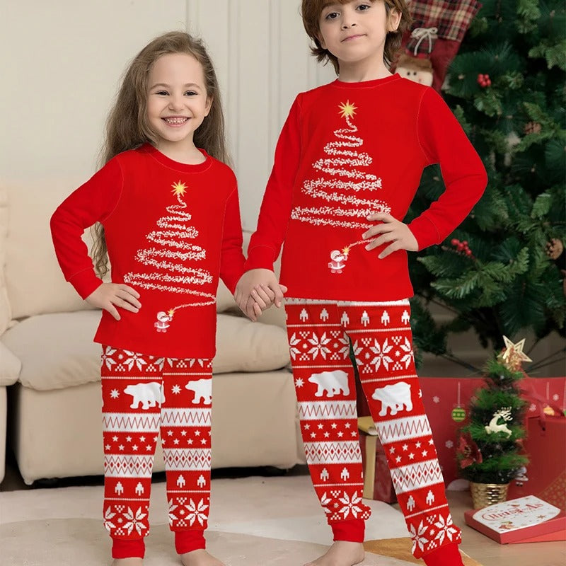 Passendes Weihnachts Pyjama Set für die ganze Familie