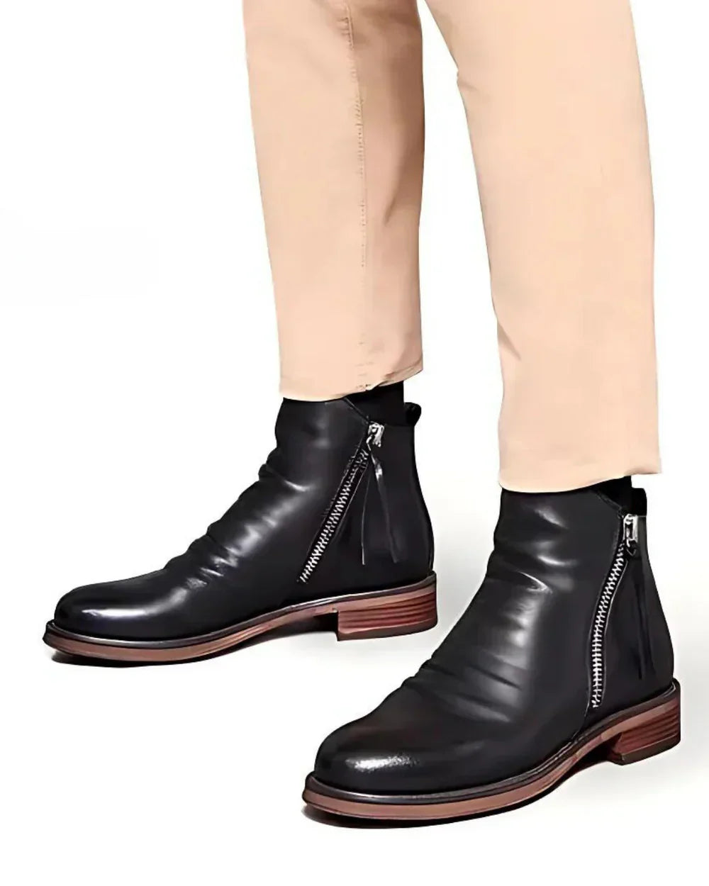 Fritz Stiefel mit Seitenreißverschluss