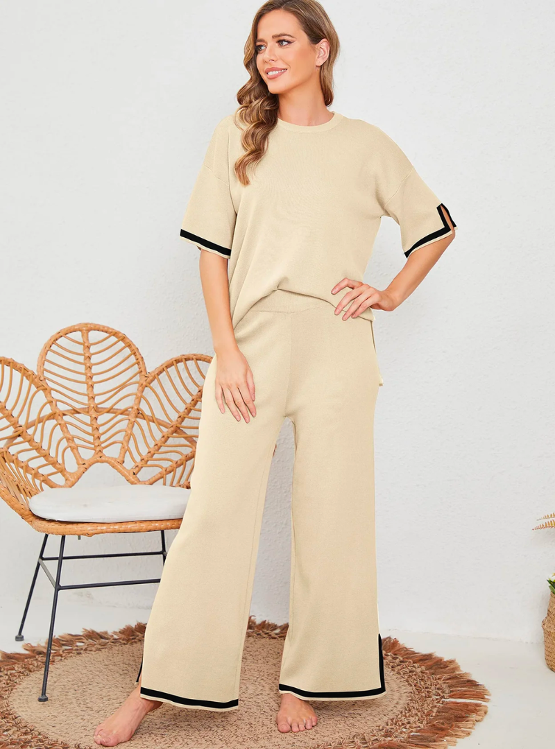 Strick-Lounge-Set für Damen