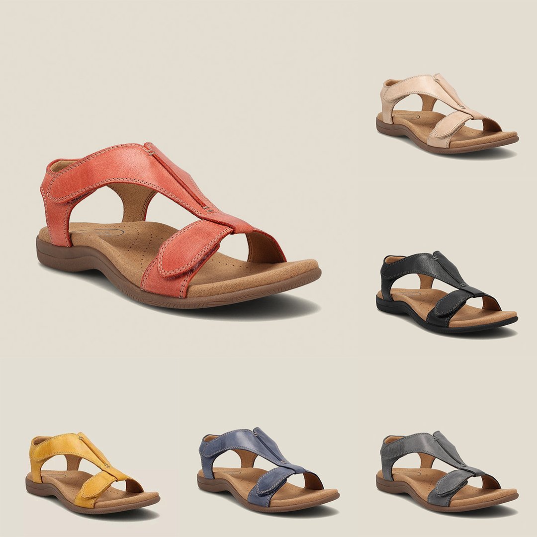 PIEN Fußfreundliche Ledersandalen für Damen