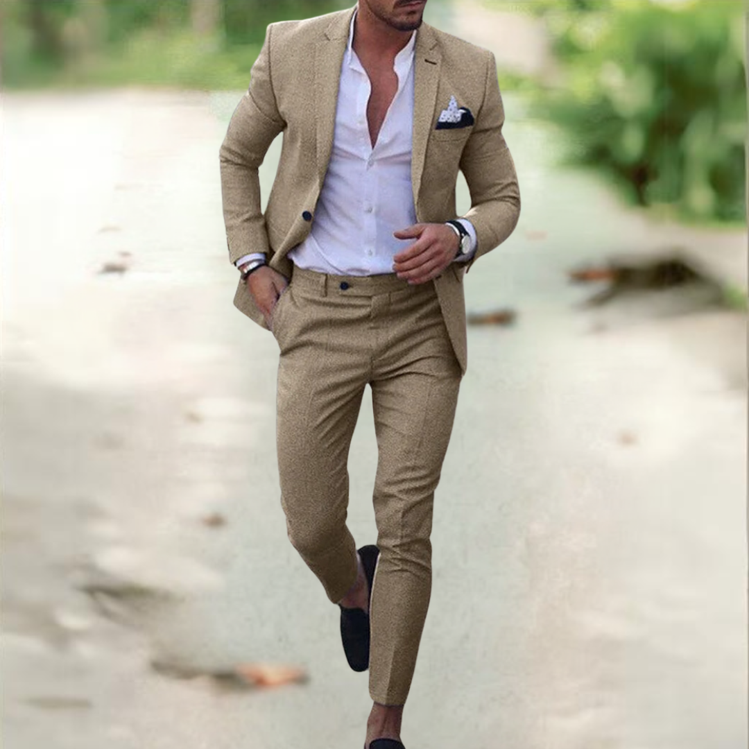 Vittorio Elegante Herrenanzug (Jacke + Hose)