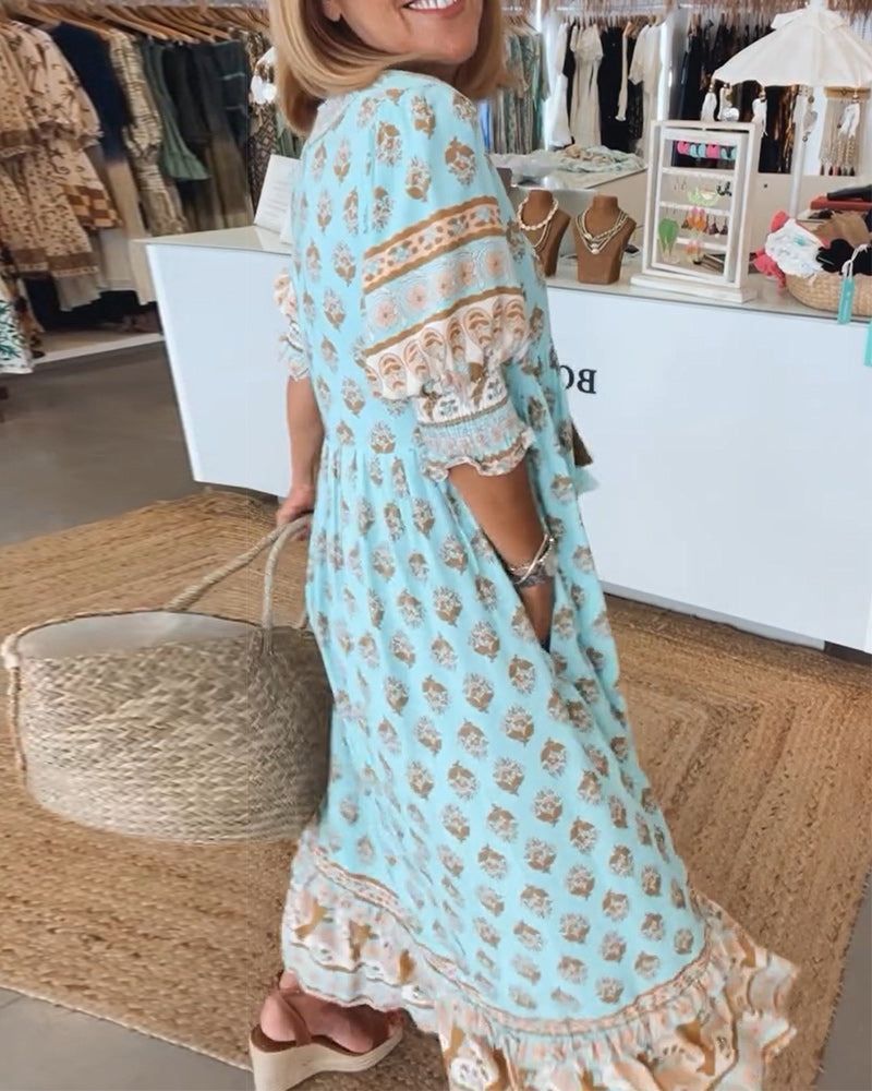 Casual Kleid mit Printdesign für Damen