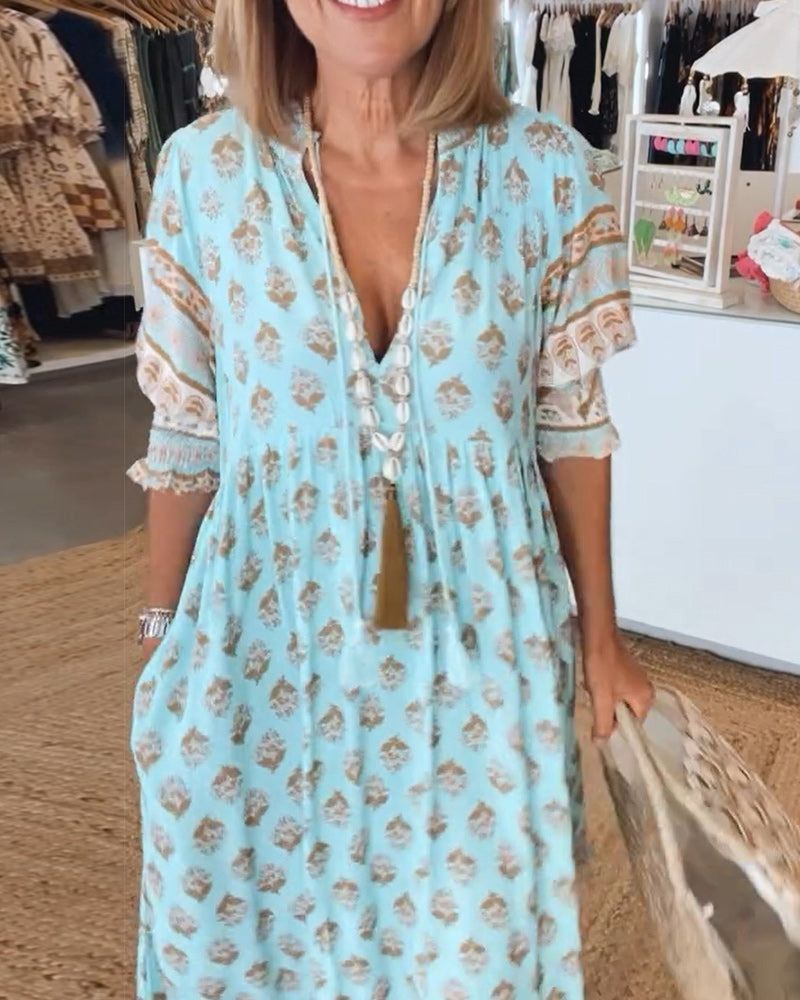 Casual Kleid mit Printdesign für Damen