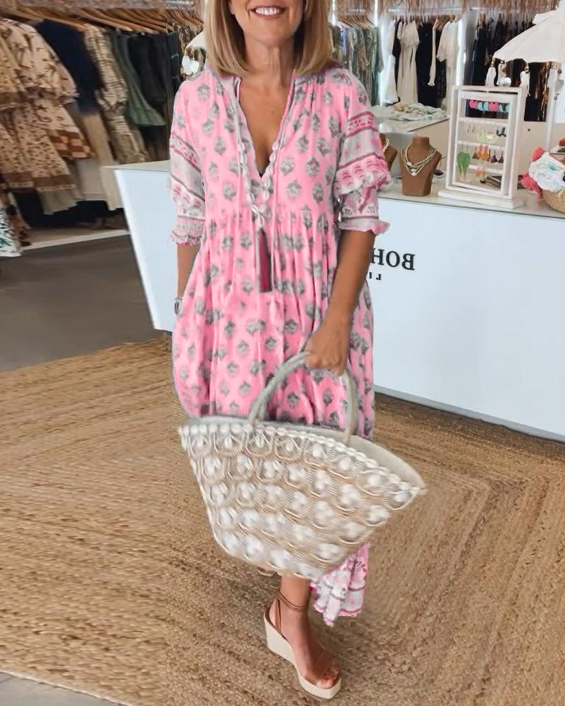 Casual Kleid mit Printdesign für Damen