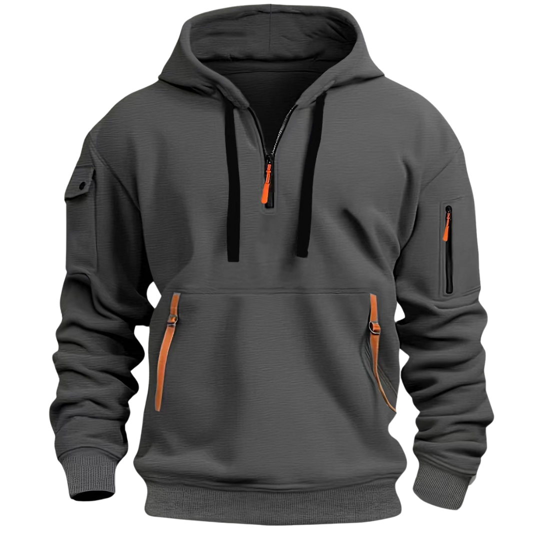 Kapuzenpullover mit vielen Taschen für Damen