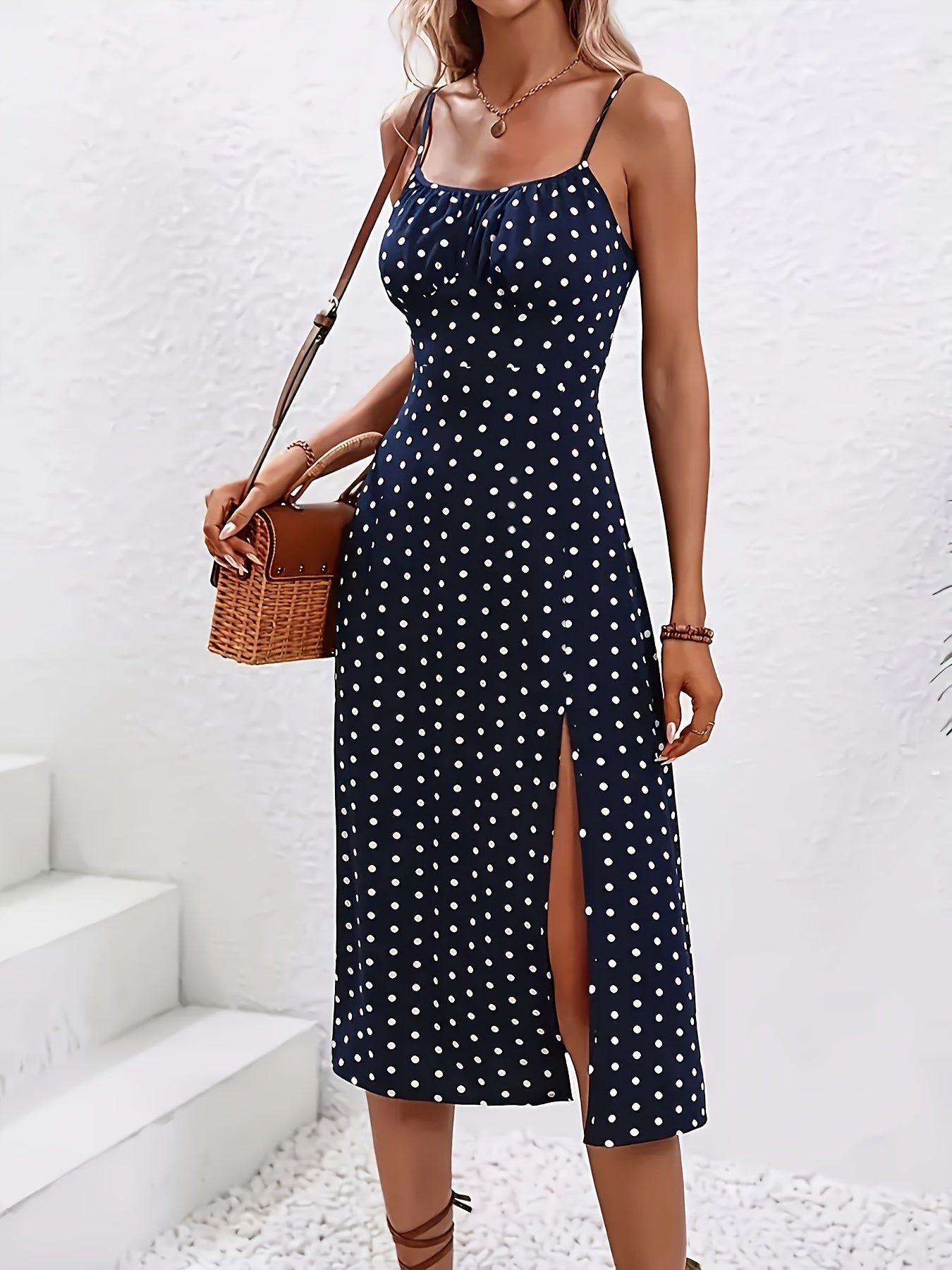 Ärmelloses Midi-Kleid für Damen