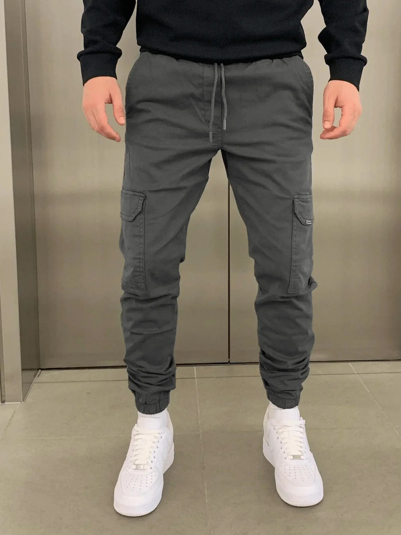 Stefano Stretch Komfort Cargohose für Herren