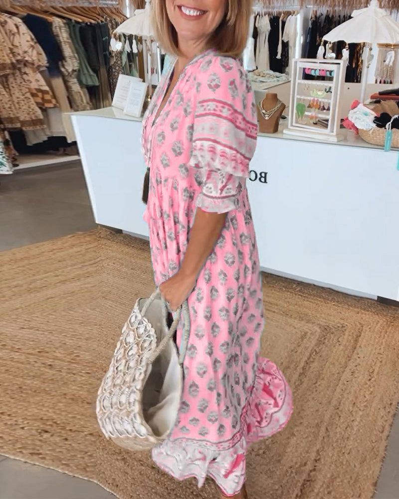 Casual Kleid mit Printdesign für Damen