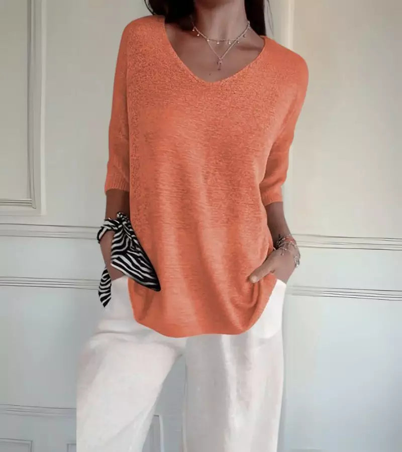 Lucia Vielseitiges Gestricktes Top für Damen