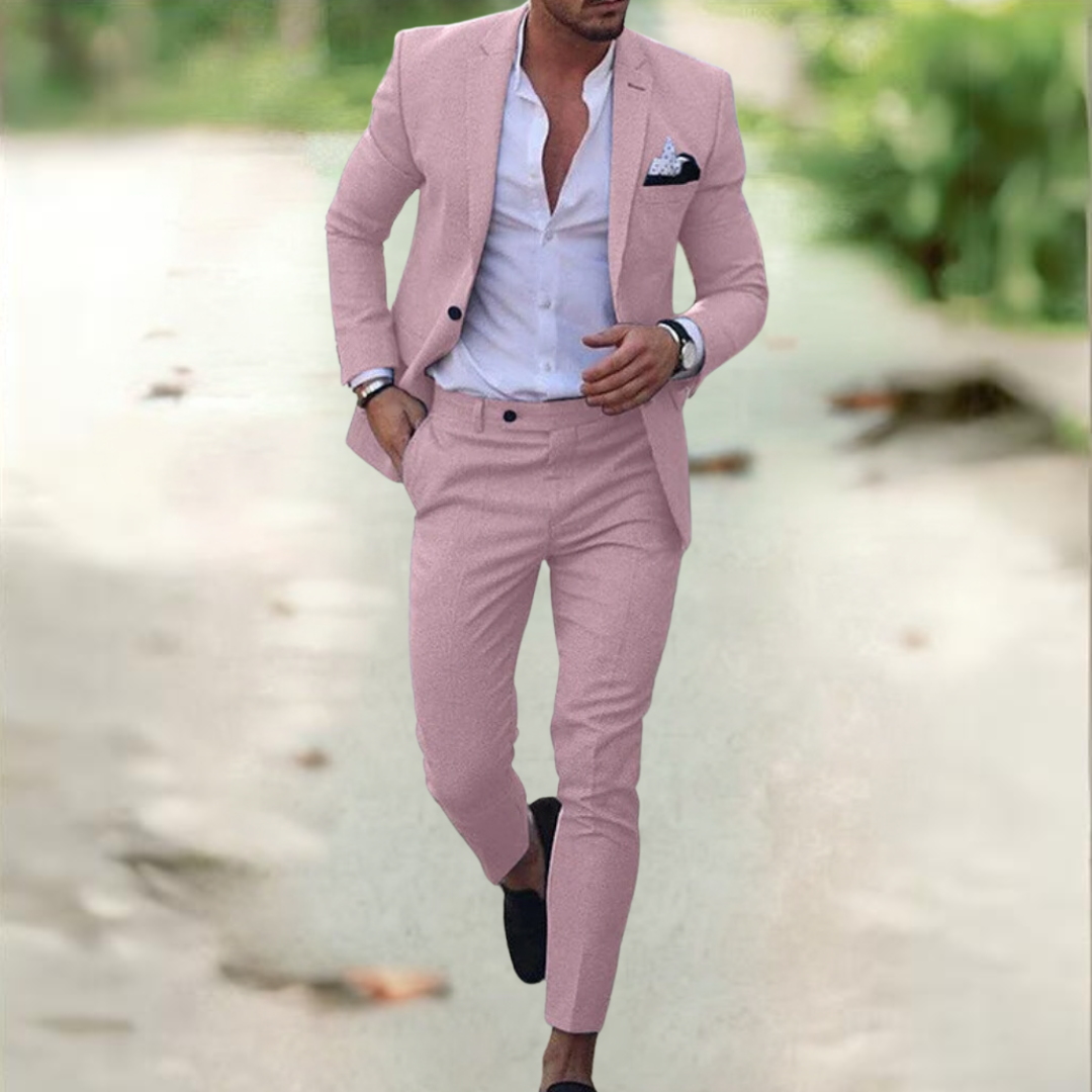 Vittorio Elegante Herrenanzug (Jacke + Hose)