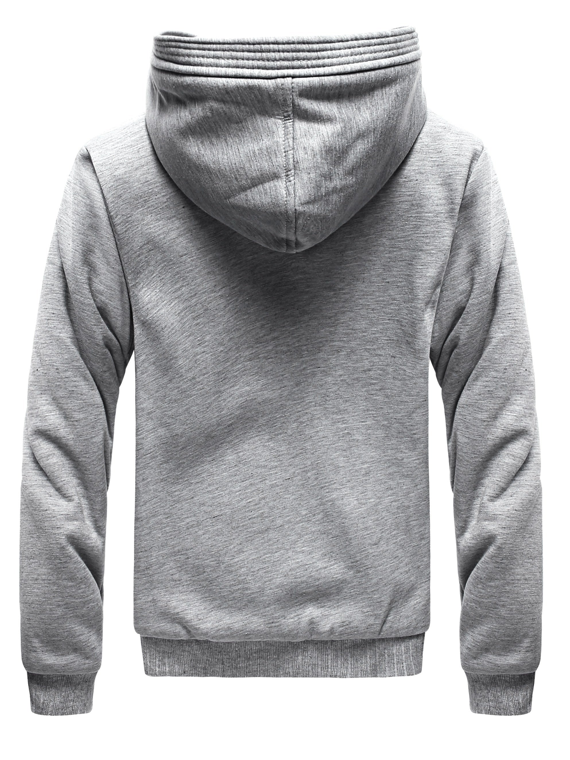 Winterwarme Fleece-Kapuzenjacke mit Reißverschluss