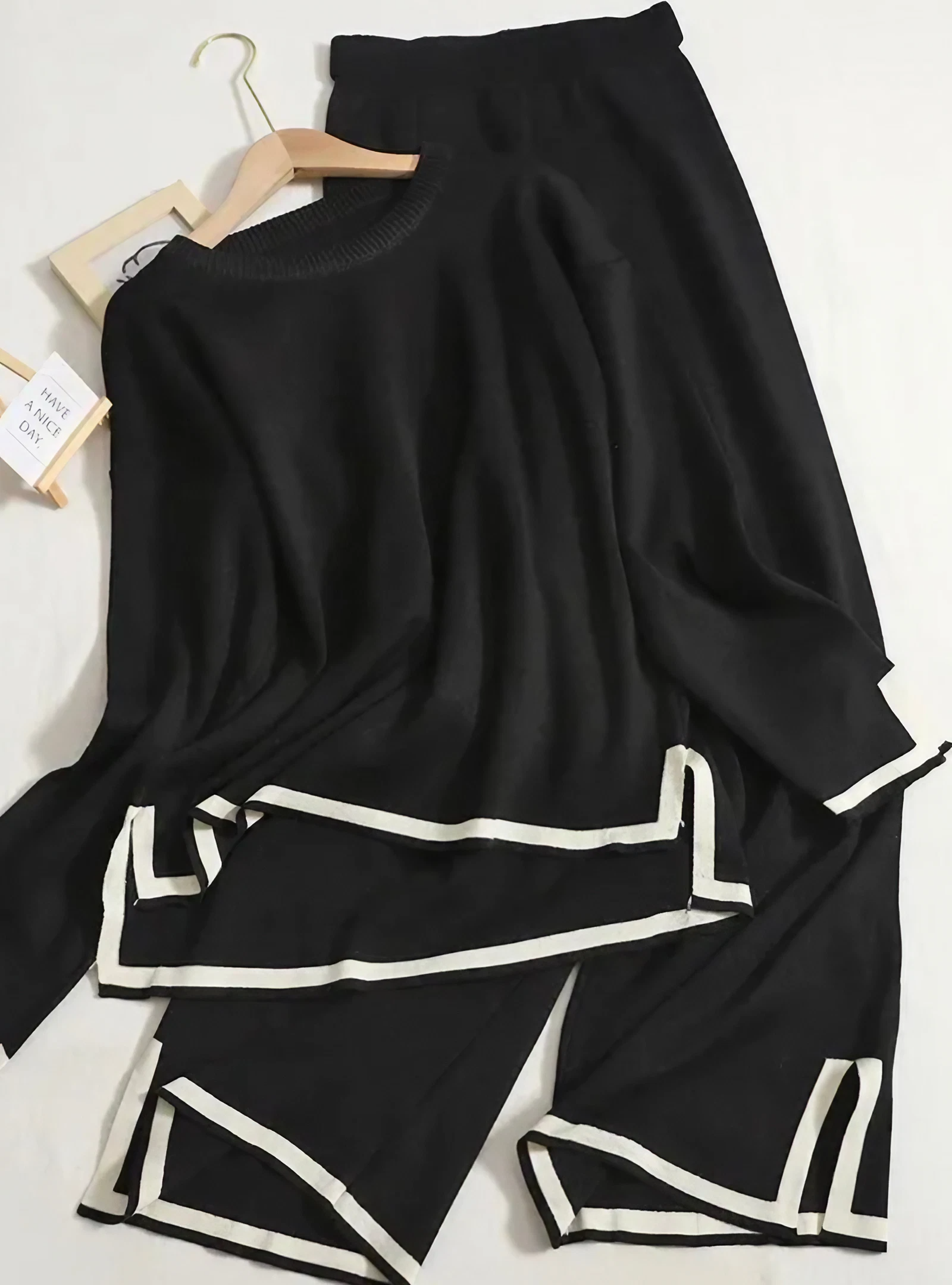 Strick-Lounge-Set für Damen