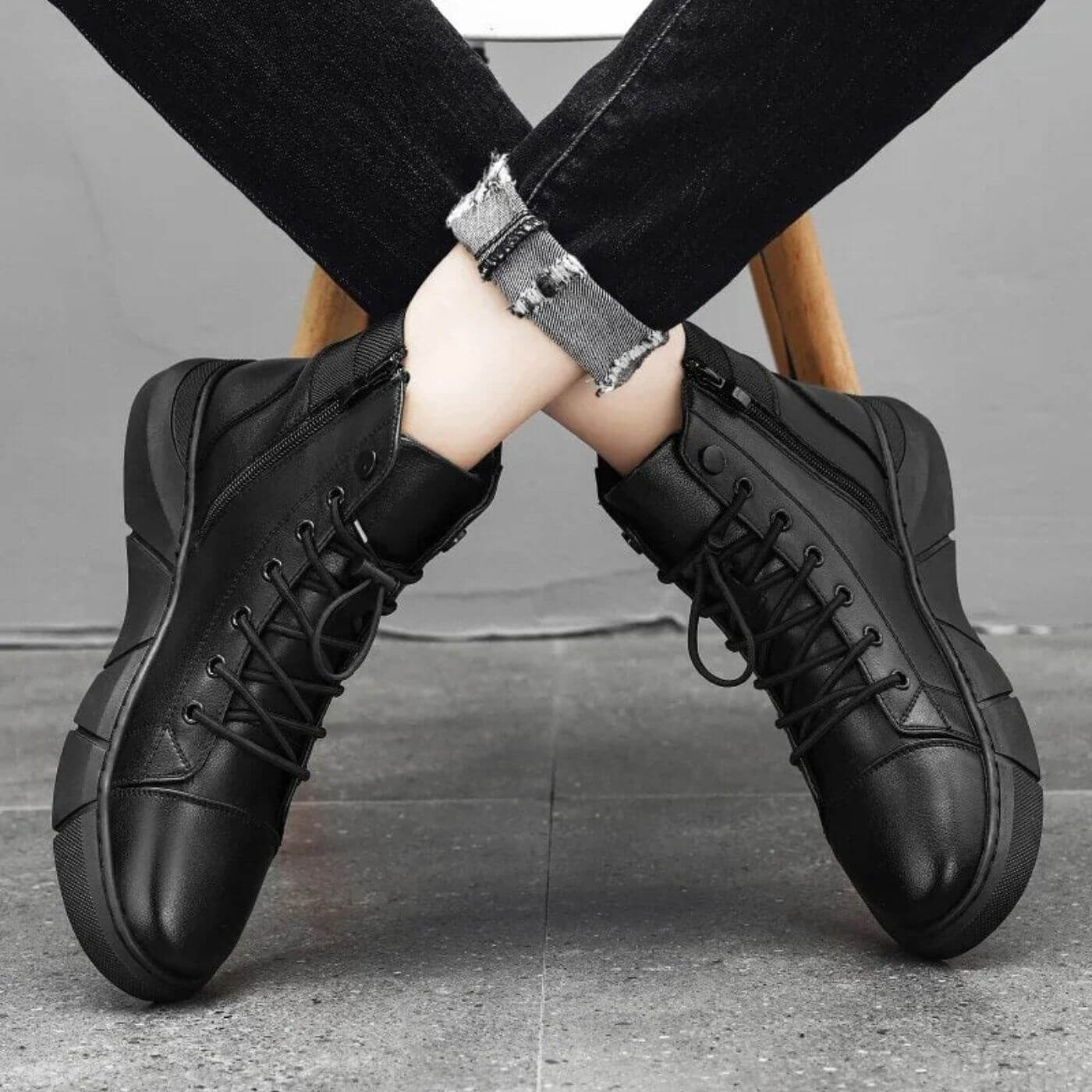 Axel Orthopädische Schwarze Sneaker für Herren