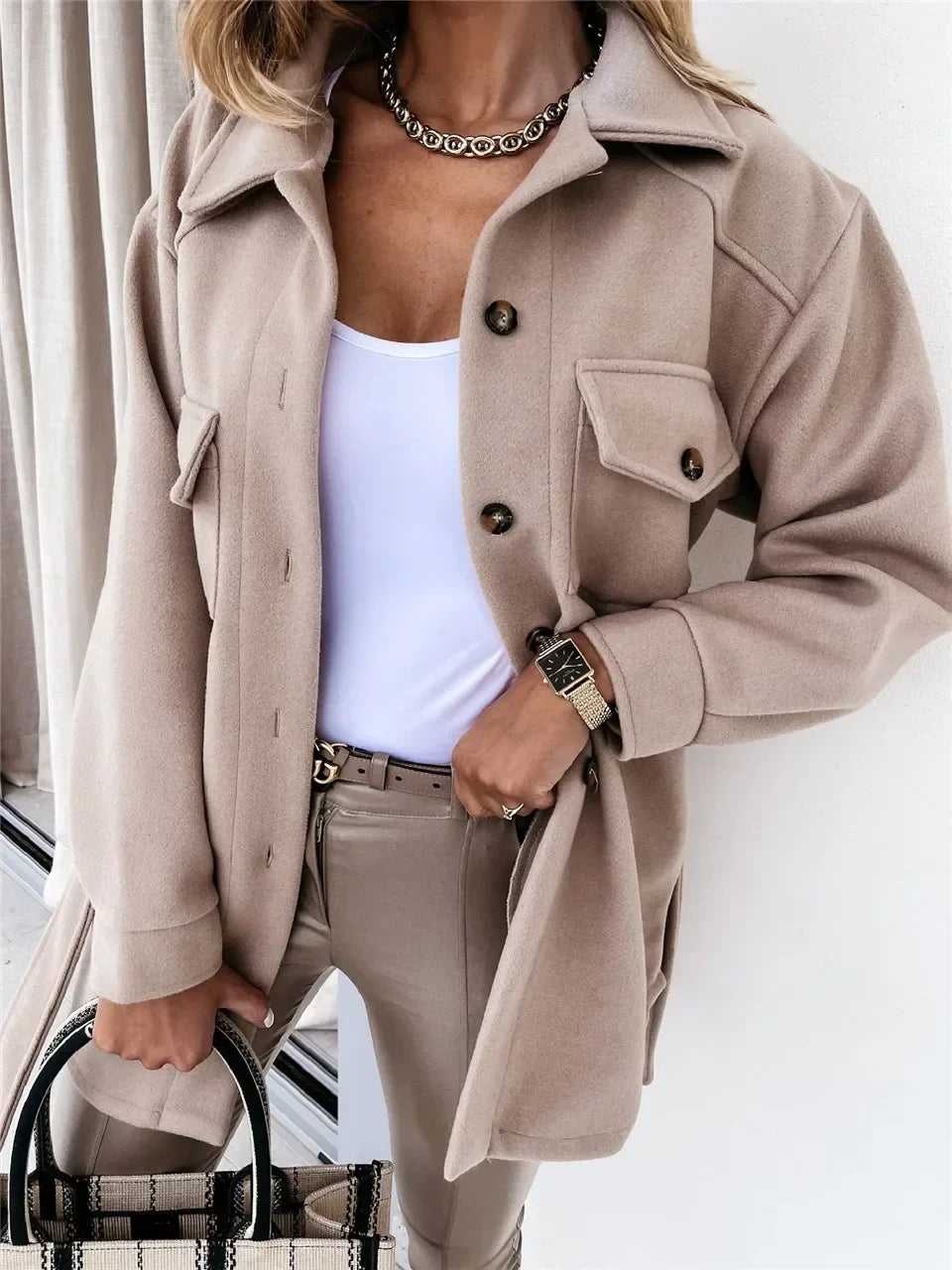 Elegante Jacke mit bequemer Passform für Damen