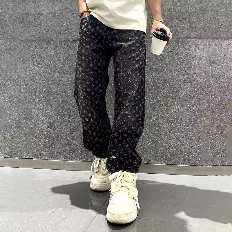 Jacquard Jeans für Herren