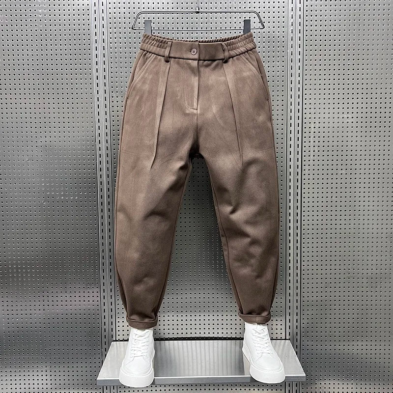 Elegante melierte Hose für Herren
