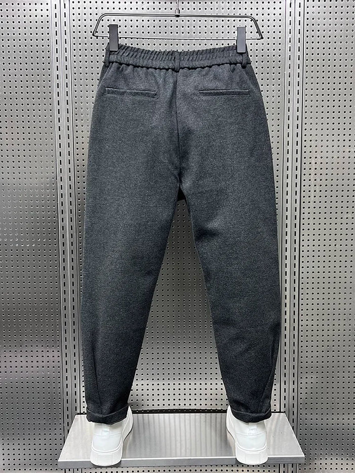 Elegante melierte Hose für Herren