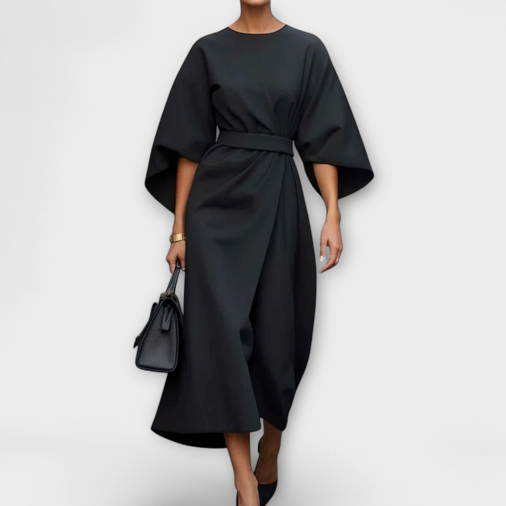 Elegantes Kleid mit Ärmeln für Damen
