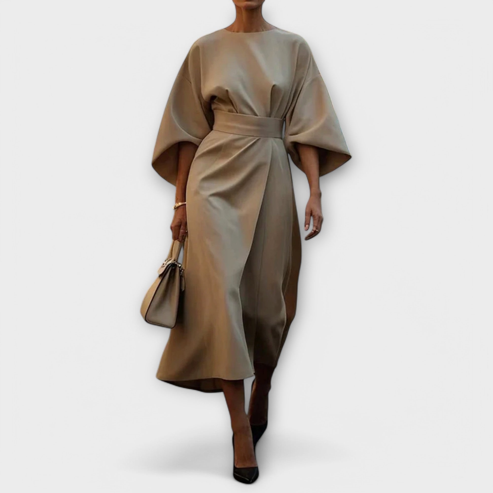 Elegantes Kleid mit Ärmeln für Damen