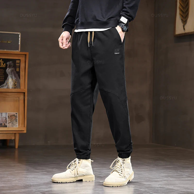 Stylische Lockere Cargo Freizeithose für Herren