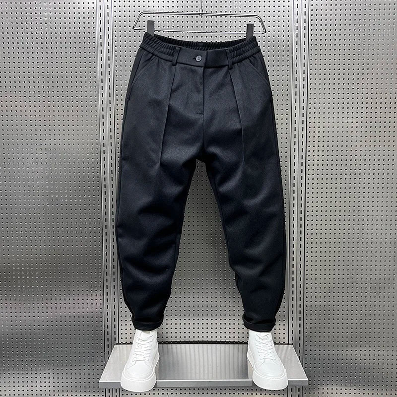Elegante melierte Hose für Herren