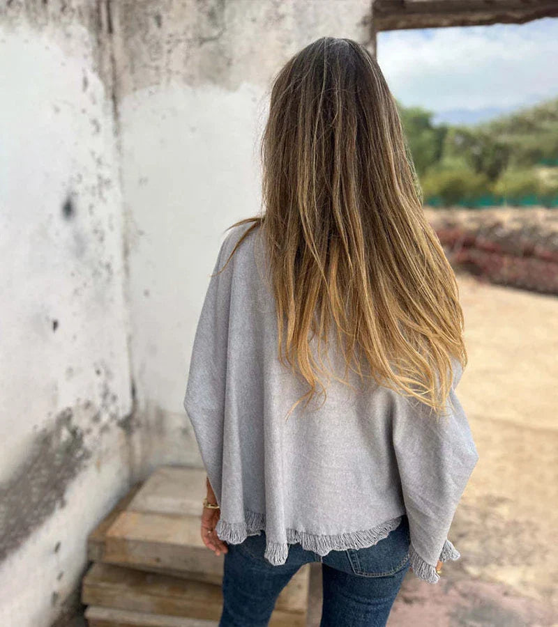 Pullover mit Fransen für Damen