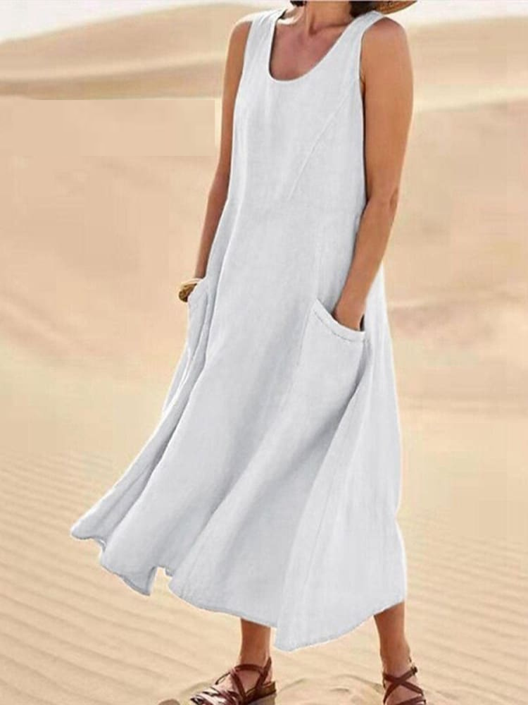 Langes Sommerkleid für Damen
