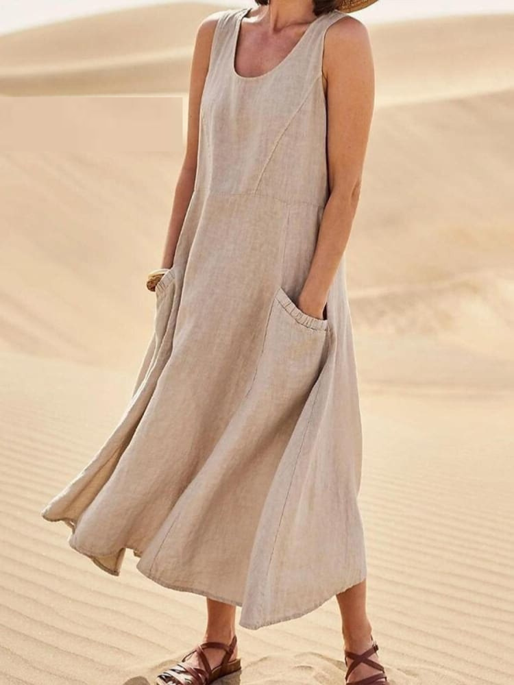 Langes Sommerkleid für Damen