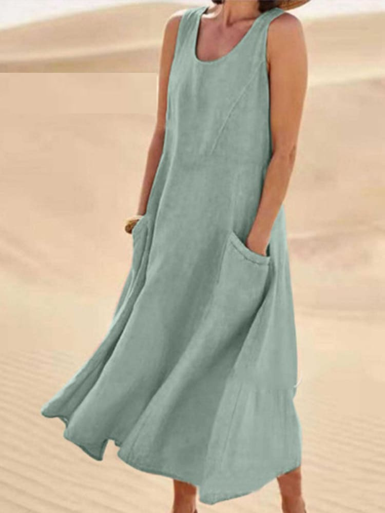 Langes Sommerkleid für Damen