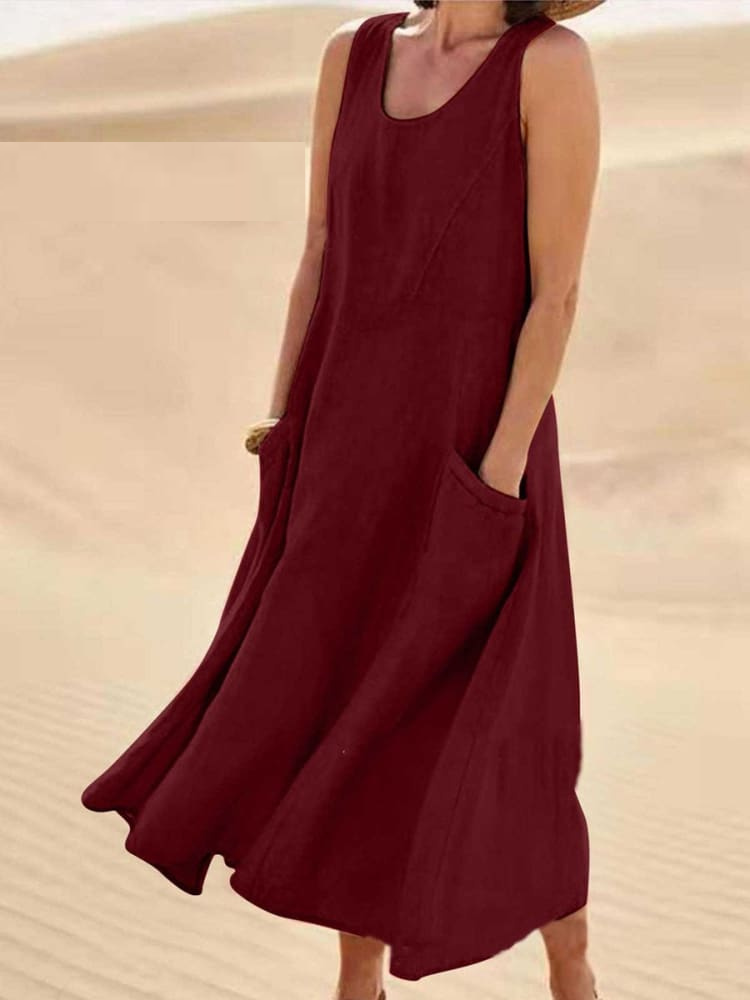 Langes Sommerkleid für Damen