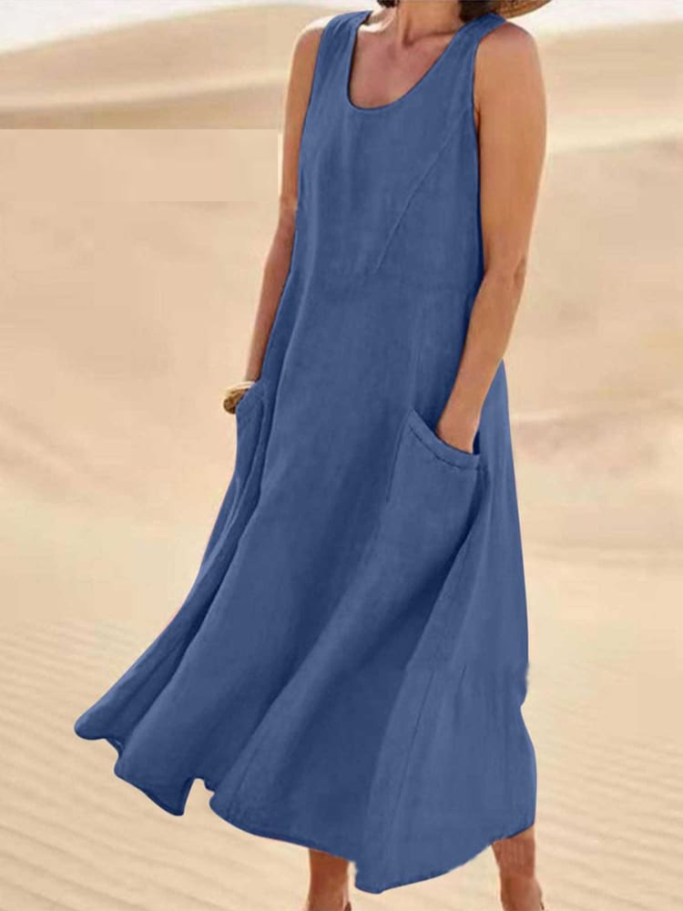 Langes Sommerkleid für Damen