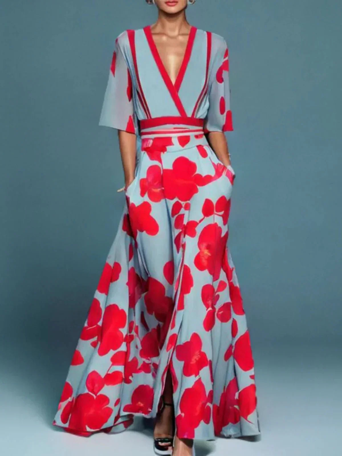 Elegantes langes Kleid für Damen