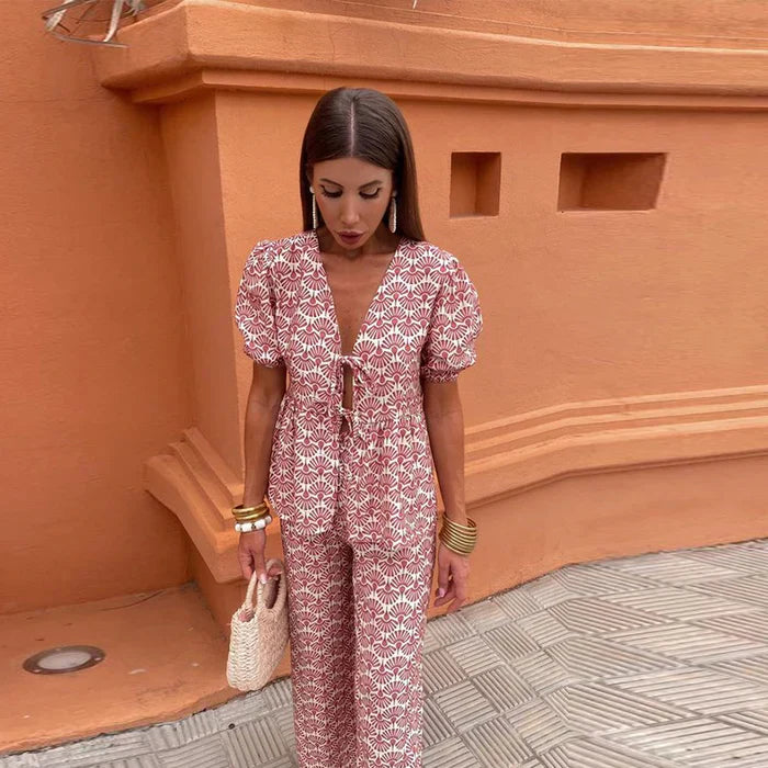 Mira Zweiteiliges Sommer-Outfit für Damen