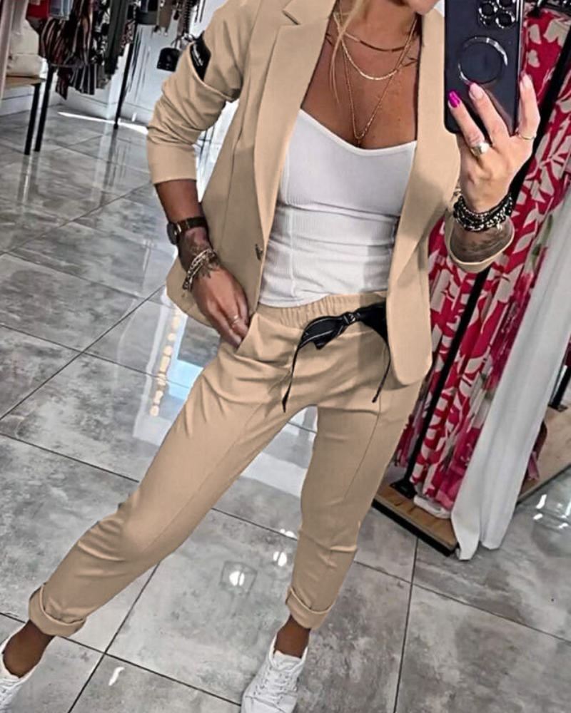 Elegantes zweiteiliges Blazer-Set für Damen