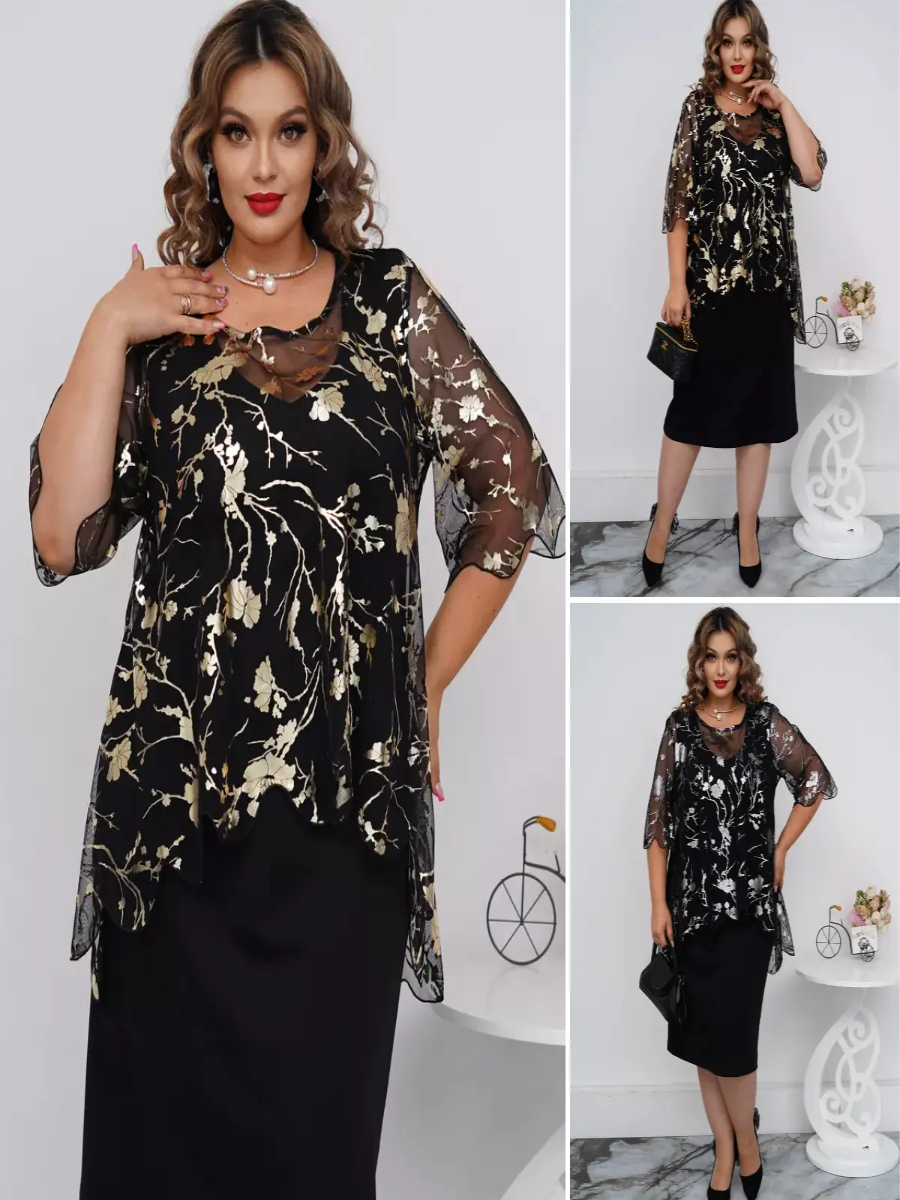 Elegante Bluse mit Blumenmuster für Damen