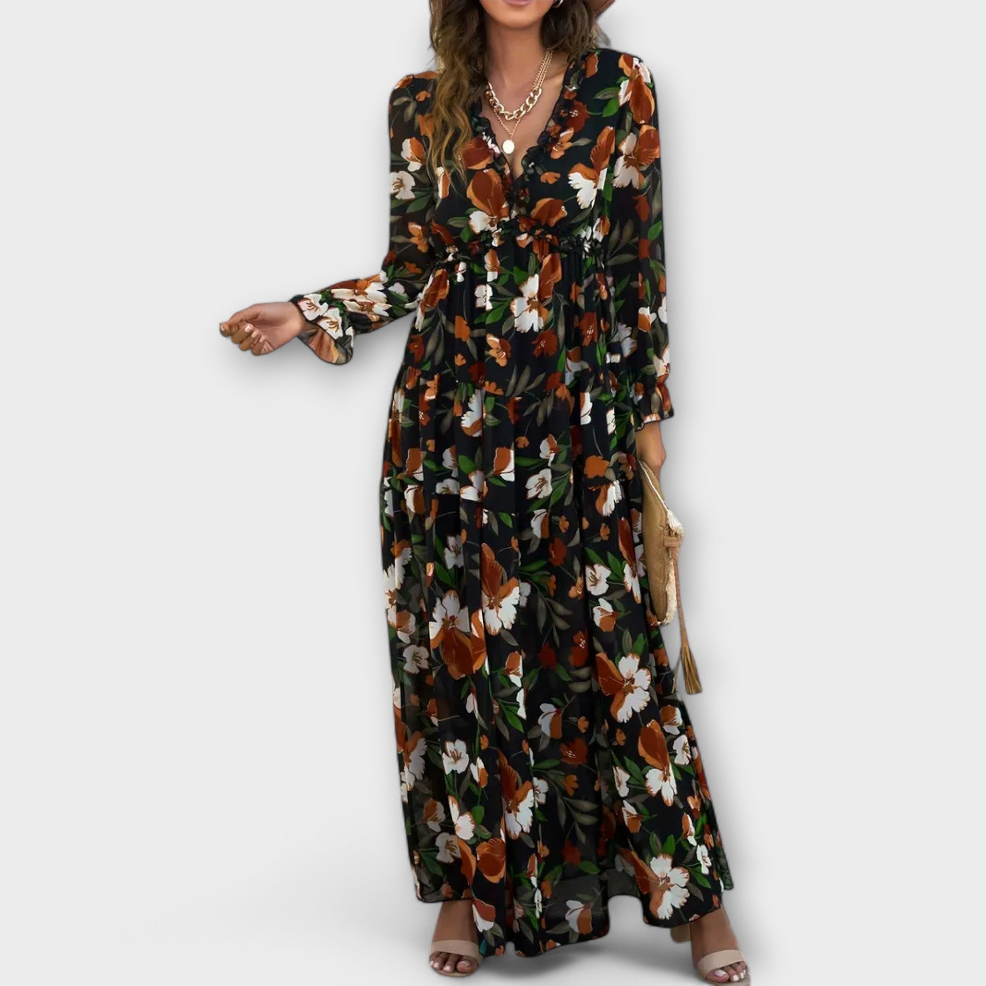 Helen Elegantes Maxi Kleid für Damen