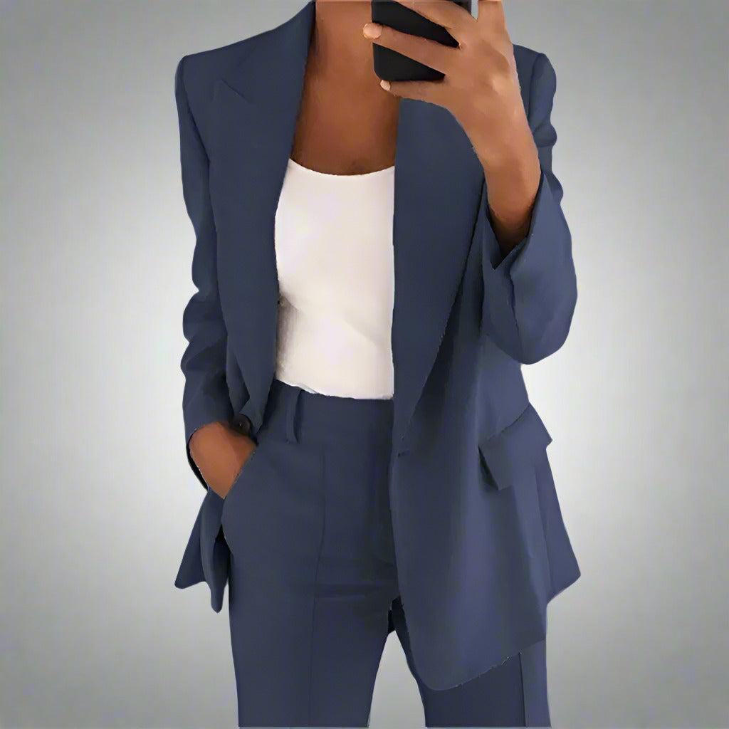Stilvoller Blazer & Hosen Set für Damen