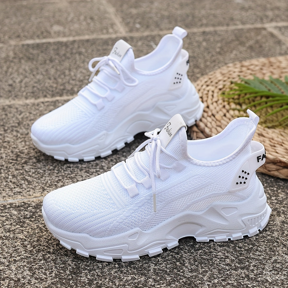 Lou Bequeme Atmungsaktive Knit Sneakers für Damen