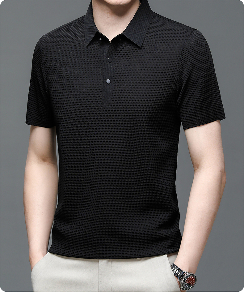 Herren T-Shirt mit Knöpfen