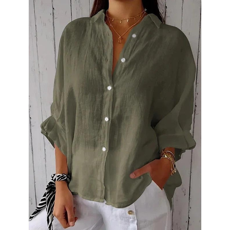 Schicke lockere Bluse für Damen