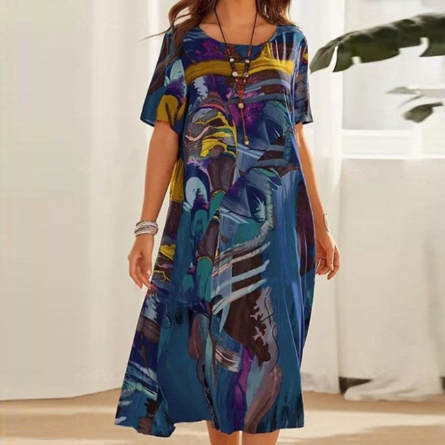 Hana Buntes Kleid voller Lebensfreude für Damen