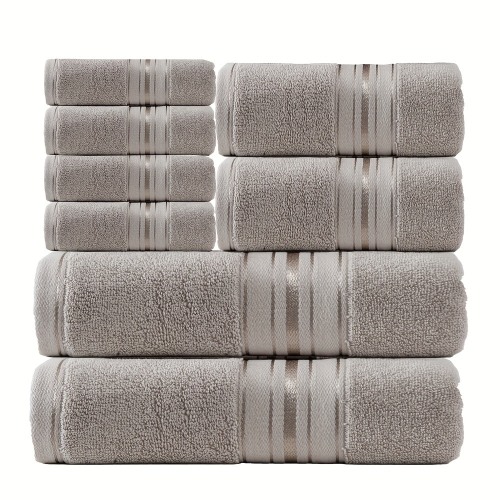 Stylisches 8-teiliges Badetuch-Set