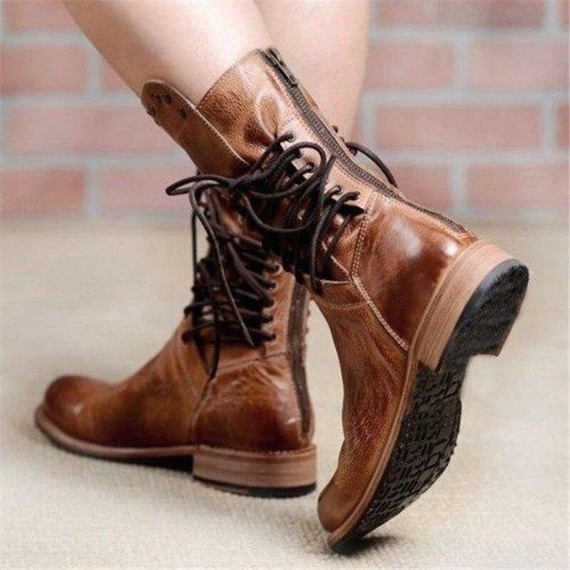 Rose Lederstiefel