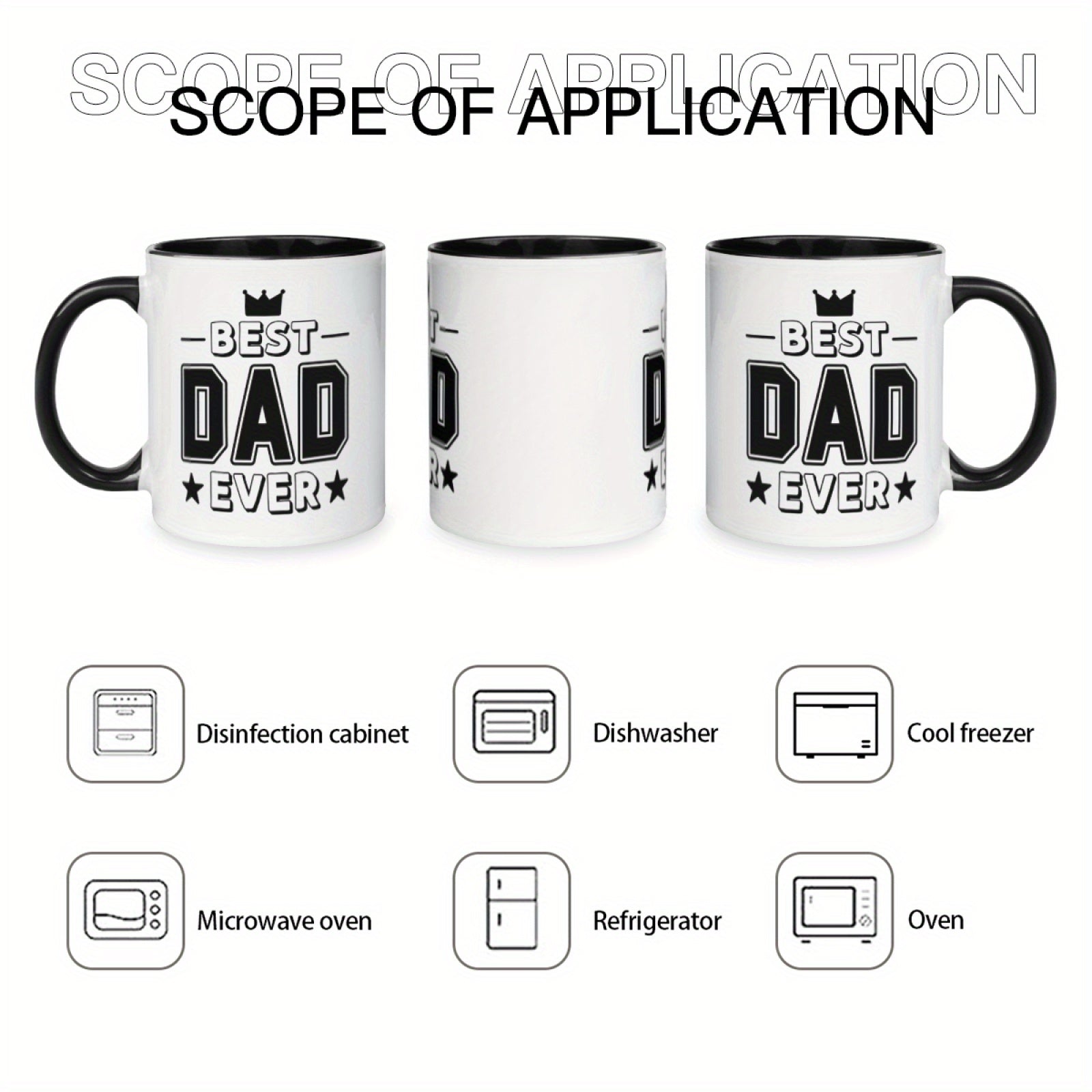 Bester Papa aller Zeiten Keramik Kaffeetasse
