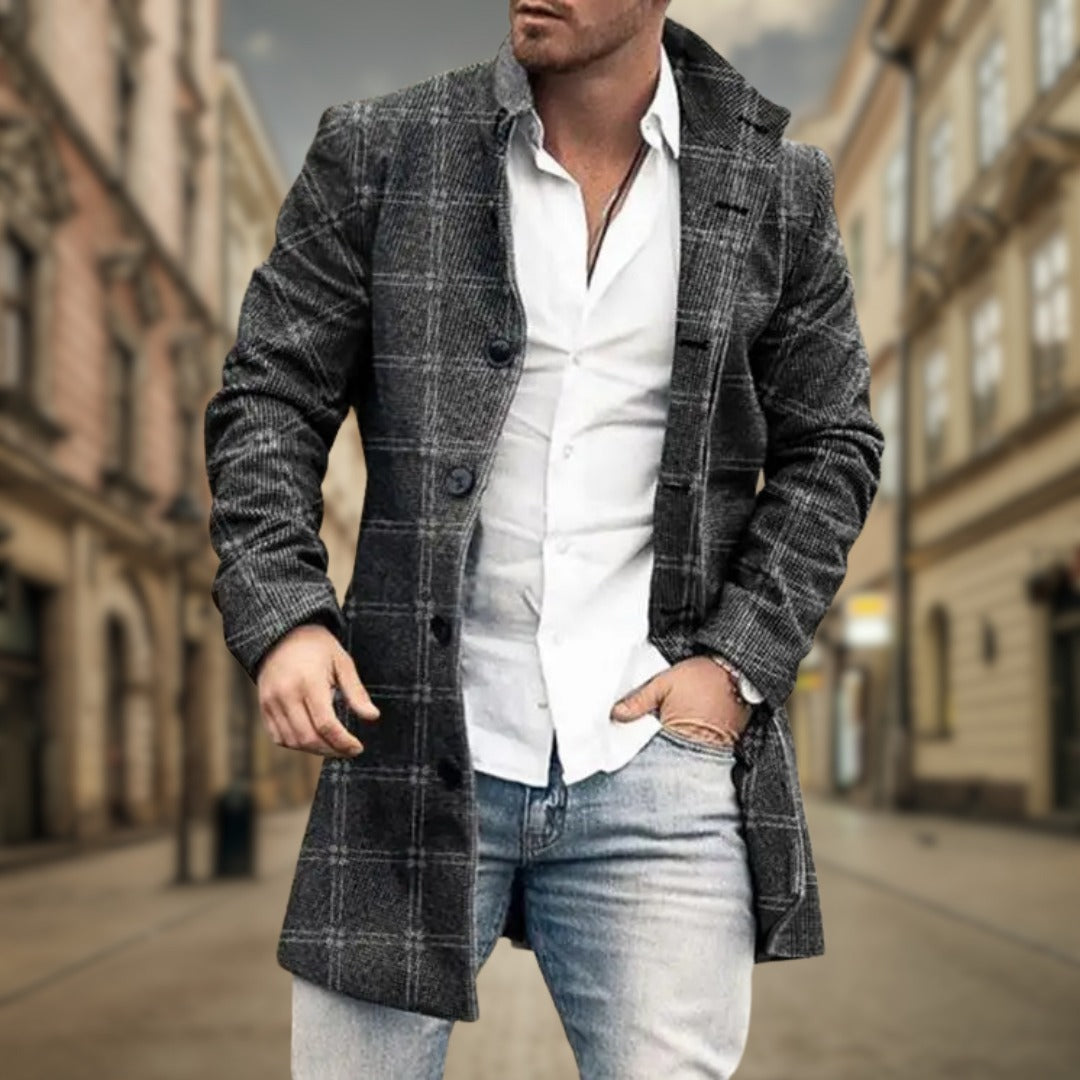 Jonas Eleganter Langer Mantel